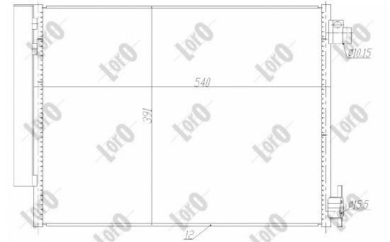 Condenser, air conditioning (042-016-0049)