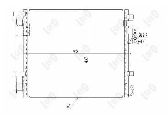 Condenser, air conditioning (024-016-0014)