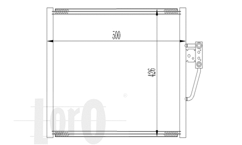 Condenser, air conditioning (004-016-0011)