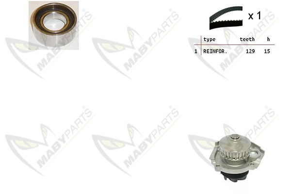 Water Pump & Timing Belt Kit (OBKWP0059)