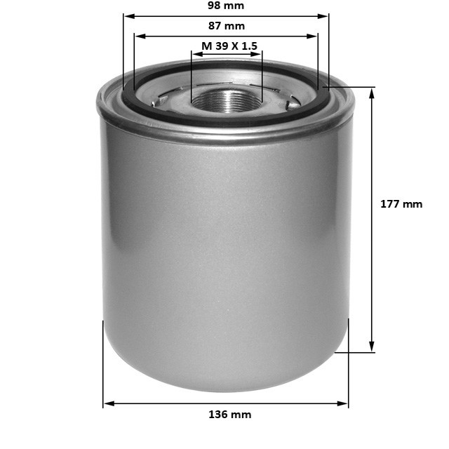 Air Dryer Cartridge, compressed-air system (ZP 3916)