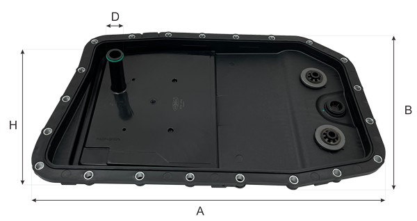 Oil filter, automated manual transmission (AMT)