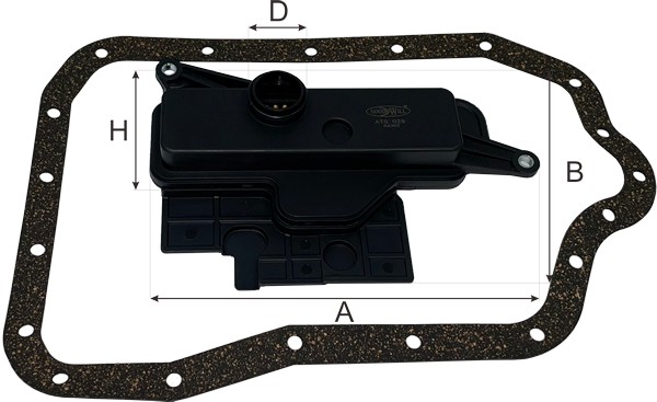 Oil filter, automated manual transmission (AMT)