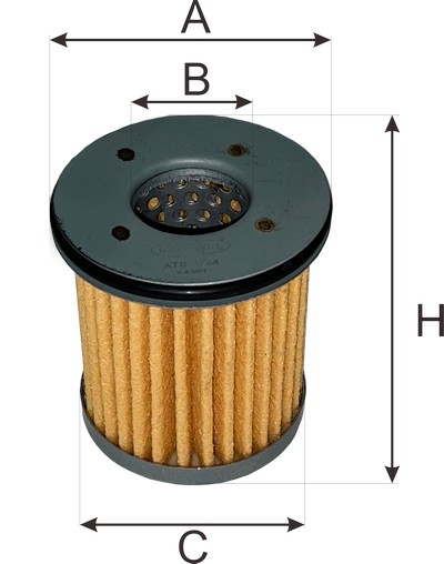 Oil filter, automated manual transmission (AMT)
