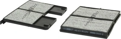 Filter, cabin air (AG 411 2K CFC)