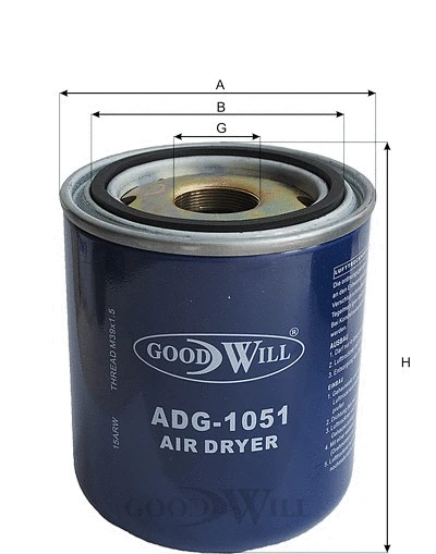 Air Dryer Cartridge, compressed-air system