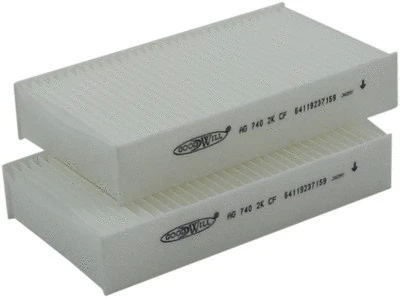 Filter, cabin air (AG 740 2K CF)