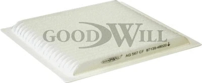 Filter, cabin air (AG 567/1 CF)