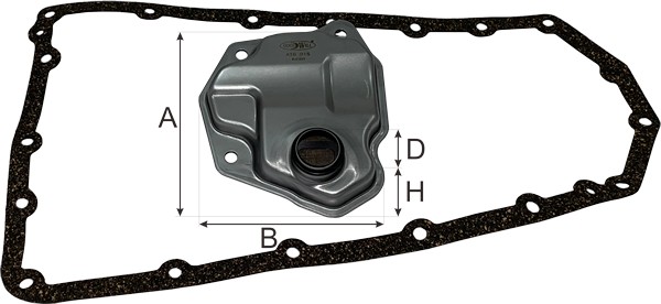 Oil filter, automated manual transmission (AMT)