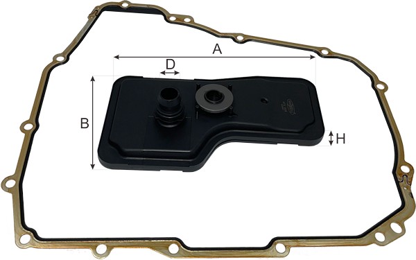 Oil filter, automated manual transmission (AMT)