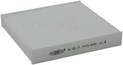 Filter, cabin air (AG 750 CF)