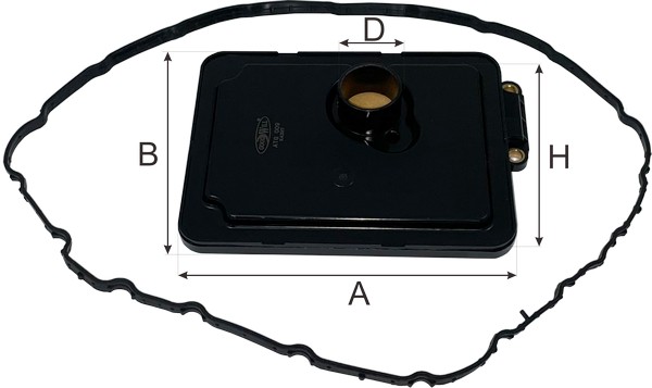 Oil filter, automated manual transmission (AMT)