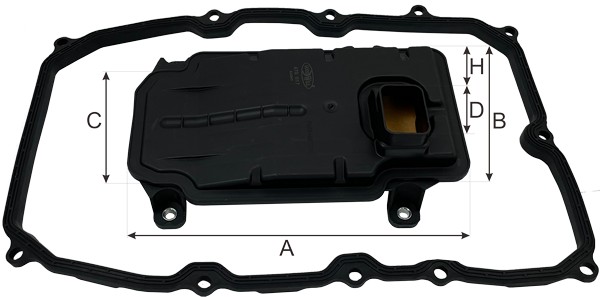 Oil filter, automated manual transmission (AMT)