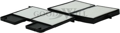 Filter, cabin air (AG 573 2K CF)