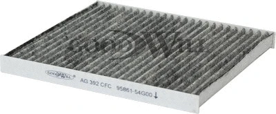 Filter, cabin air (AG 392 CFC)