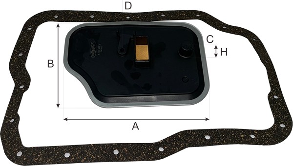 Oil filter, automated manual transmission (AMT)