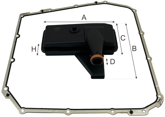 Oil filter, automated manual transmission (AMT)
