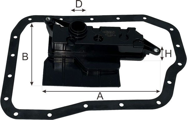 Oil filter, automated manual transmission (AMT)