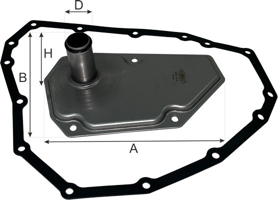 Oil filter, automated manual transmission (AMT)