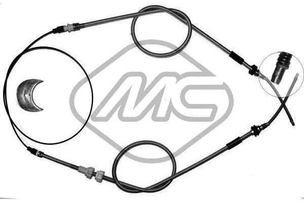 Cable Pull, parking brake (81750)