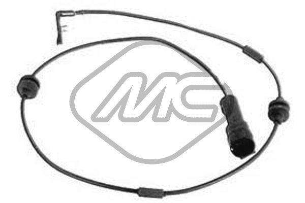 Warning Contact, brake pad wear (02115)