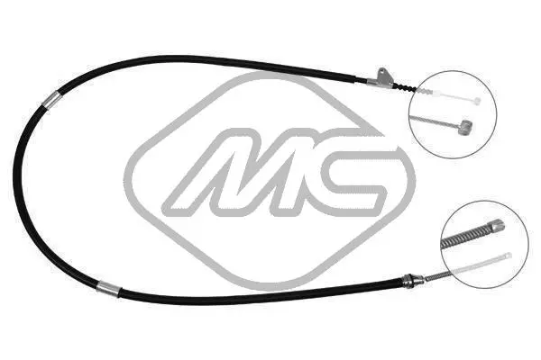 Cable Pull, parking brake (83432)