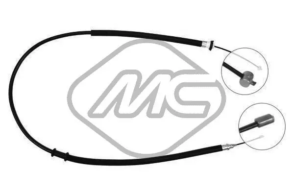 Cable Pull, parking brake (80302)