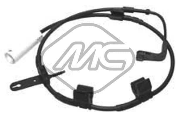Warning Contact, brake pad wear (02093)