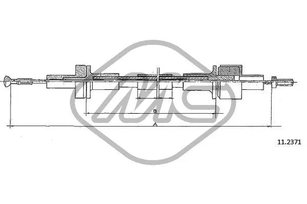 Cable Pull, clutch control (81665)