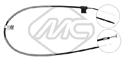 Cable Pull, parking brake (81363)