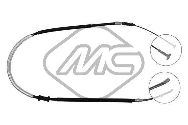 Cable Pull, parking brake (81303)