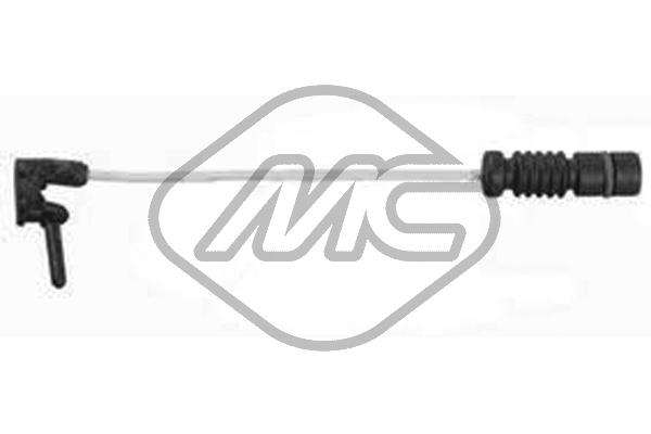 Warning Contact, brake pad wear (02096)