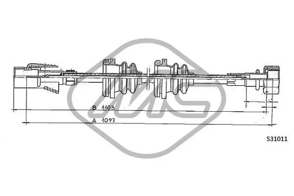 Speedometer Cable (83655)