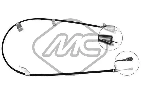 Cable Pull, parking brake (82360)