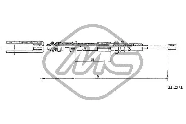 Cable Pull, clutch control (82934)
