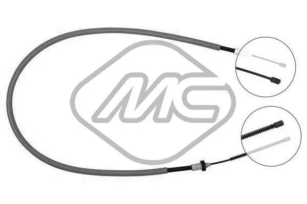 Cable Pull, parking brake (83075)
