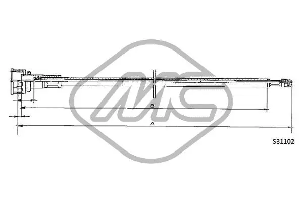 Speedometer Cable (83647)