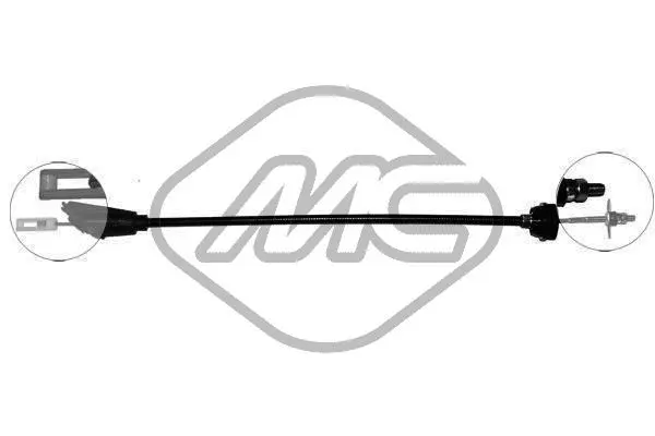 Cable Pull, clutch control (80700)