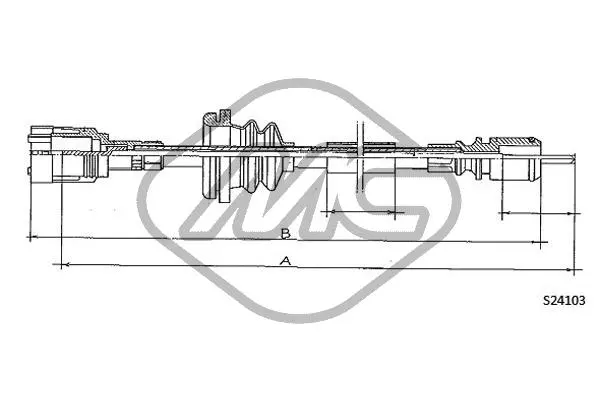 Speedometer Cable (82978)