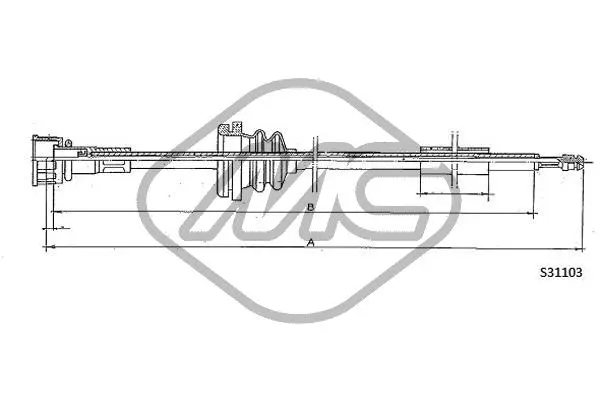 Speedometer Cable (83648)