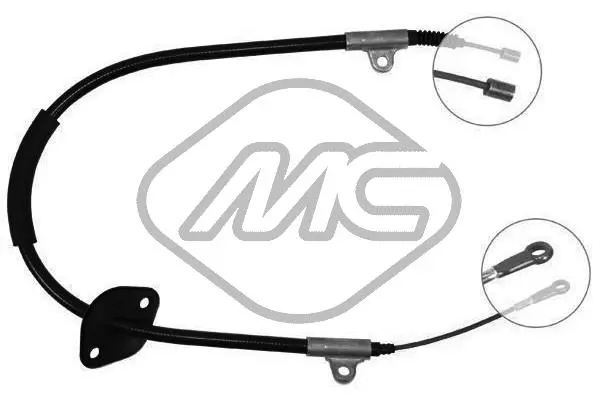 Cable Pull, parking brake (82354)