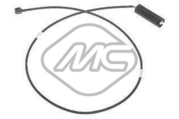Warning Contact, brake pad wear (02124)