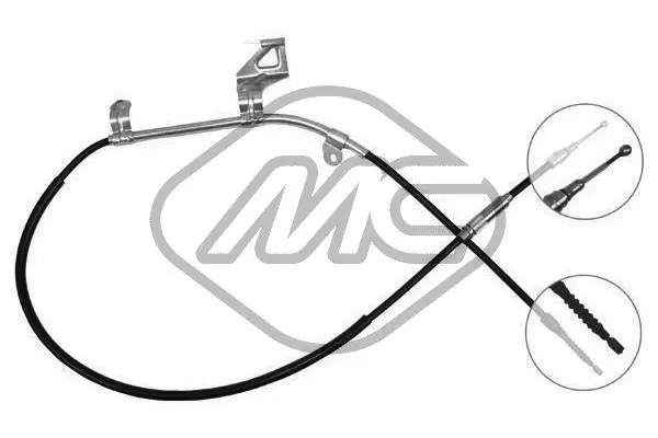 Cable Pull, parking brake (83742)