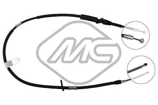 Cable Pull, parking brake (81972)