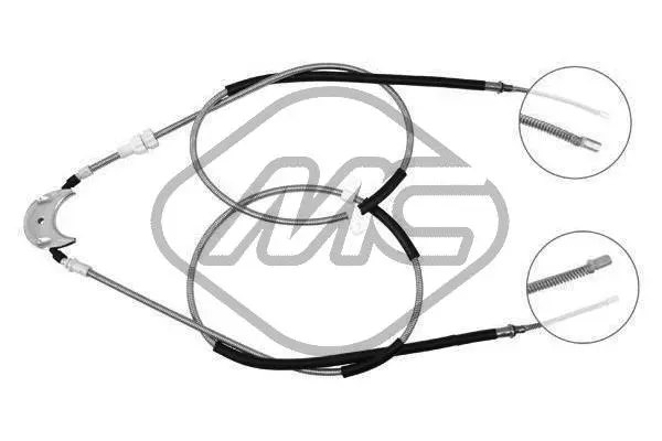 Cable Pull, parking brake (81784)