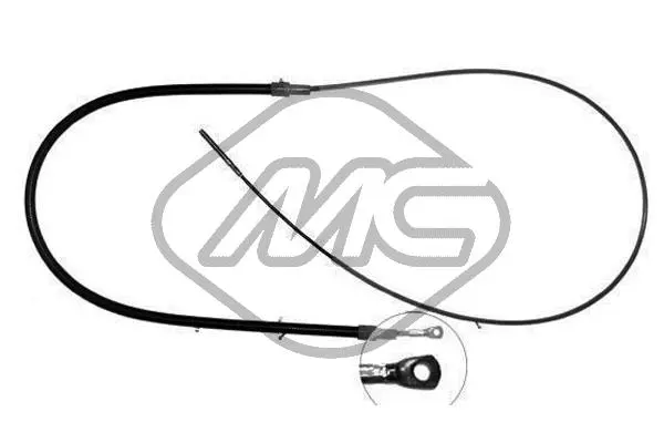 Cable Pull, parking brake (80634)