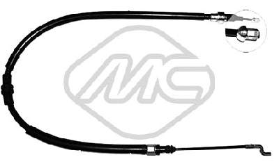 Cable Pull, parking brake (80395)