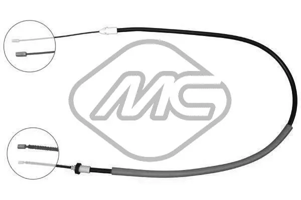 Cable Pull, parking brake (83079)