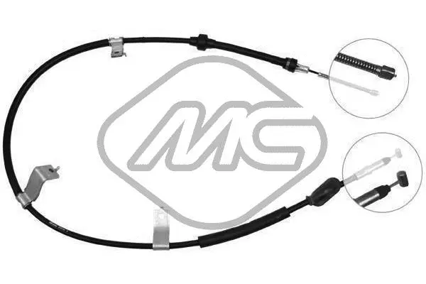 Cable Pull, parking brake (81958)