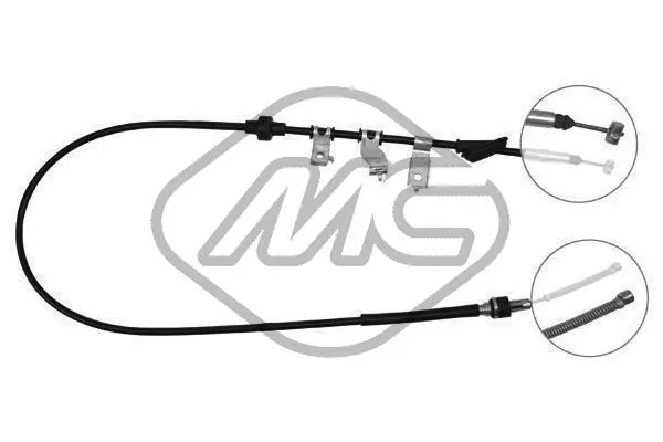 Cable Pull, parking brake (82160)